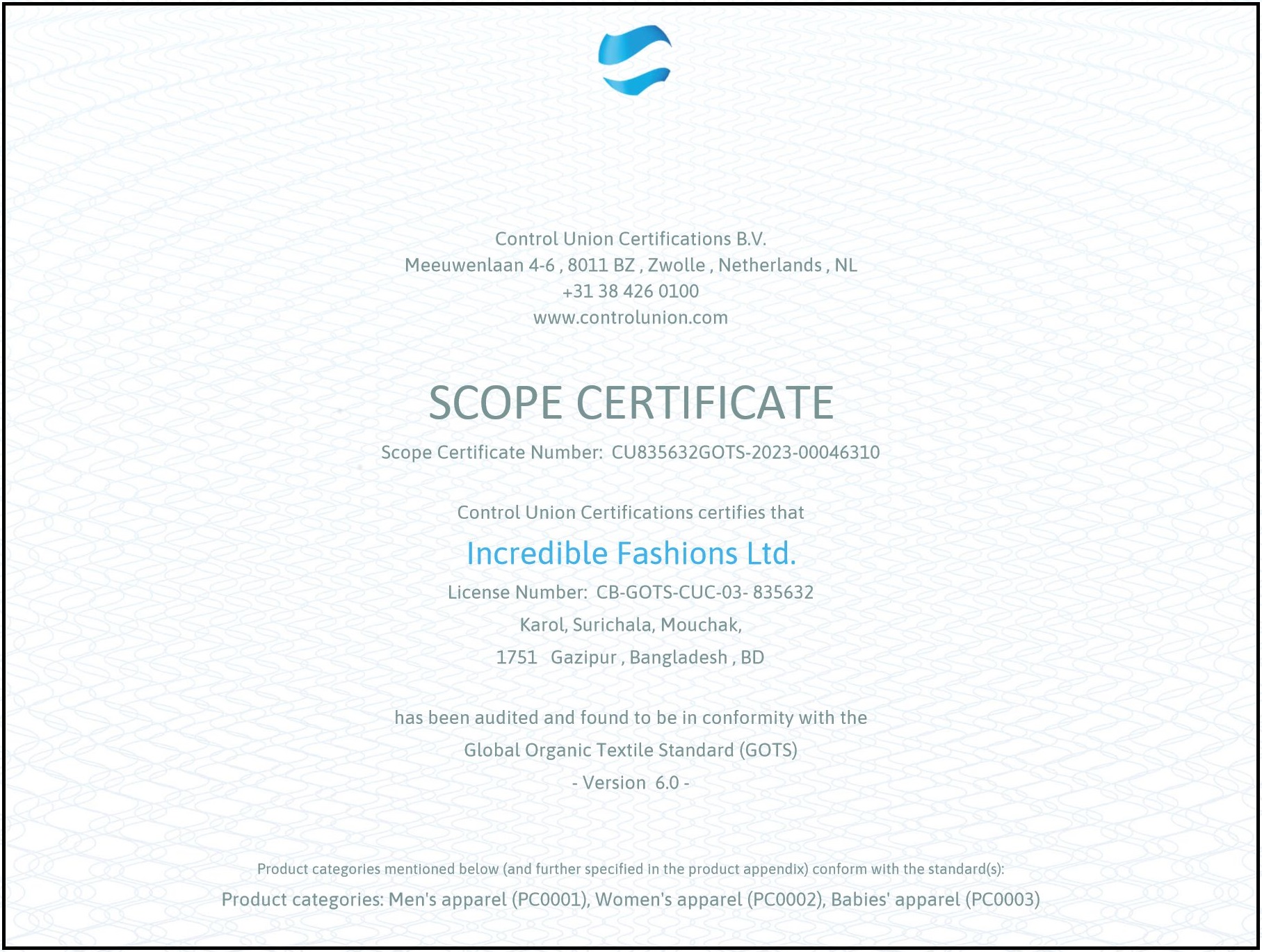Global Organic Textile Standard (GOTS)